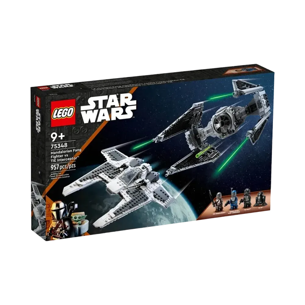 LEGO STAR WARS "Mandalorian Fang Fighter vs. TIE Interceptor" [75348]