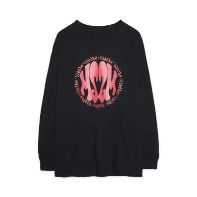 MASSES T-SHIRT L/S MSSM "BLACK"