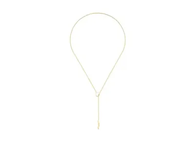 GUCCI Link To Love Lariat Necklace "Gold"