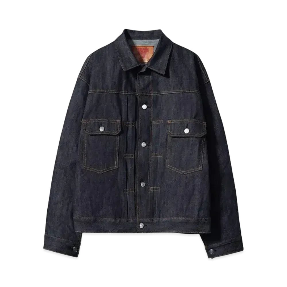 ANDFAMILYS DENIM JACKET RECORD-2T "INDIGO"
