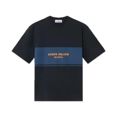 Stone Island Marina 2100024 Combed Organic Cotton Jersey "Navy Blue"