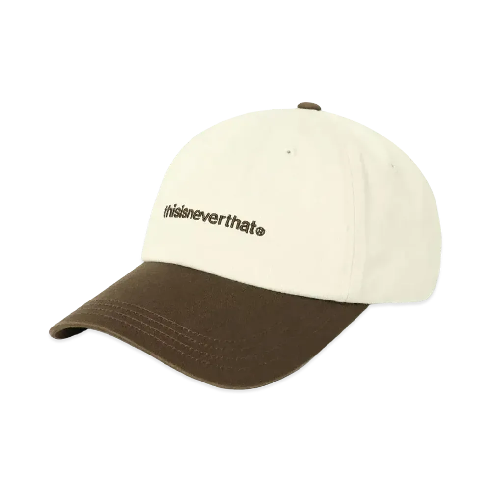thisisneverthat T-Logo Cap "Ivory/Brown"