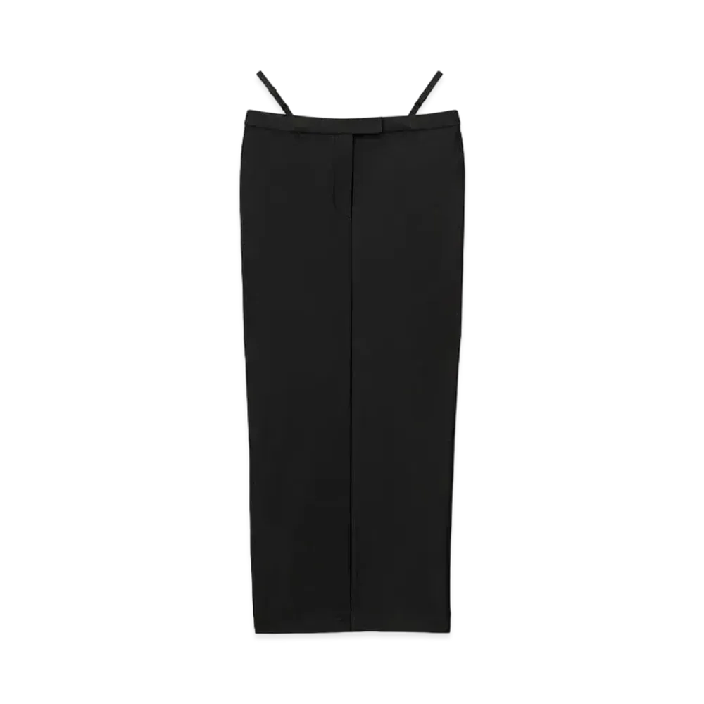 Alexander Wang Stretch Tailoring Fit Long Skirt "Black"