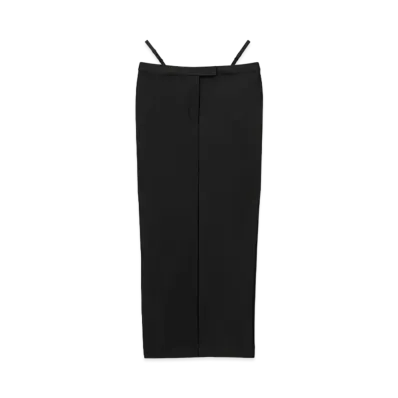 Alexander Wang Stretch Tailoring Fit Long Skirt "Black"