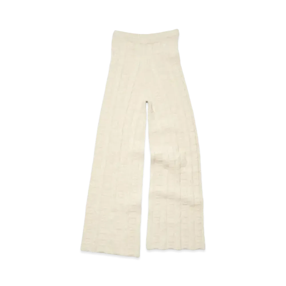 Acne Studios Cable Wool Trousers "Oatmeal Melange"