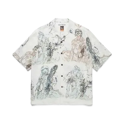 WACKO MARIA Ghost In The Shell / Kokakukidotai / Hawaiian Shirt #4 "White"
