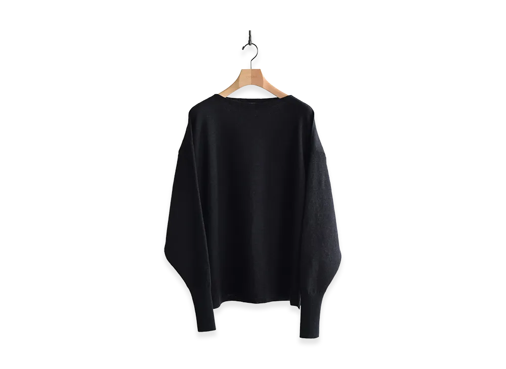 COMOLI Wool COMOLI Knit "Charcoal"