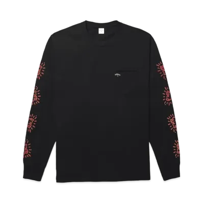 Noah x Keith Haring Long Sleeve Pocket Tee "Black"