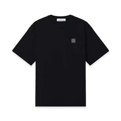 Stone Island 2100030 Combed Organic Cotton Jersey "Black"