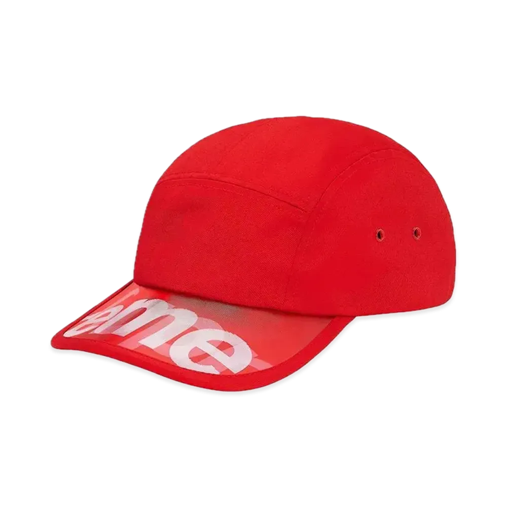 Supreme Lenticular Visor Camp Cap "Red"