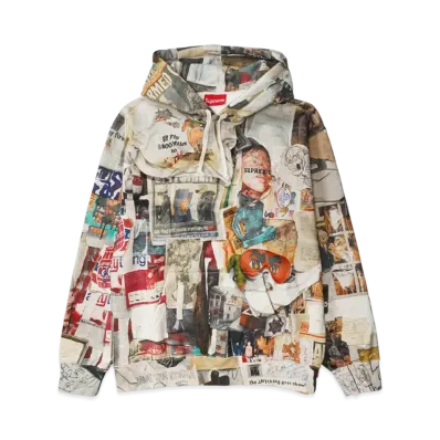 Supreme Dash's Wall Hooded Sweatshirt "Multi"