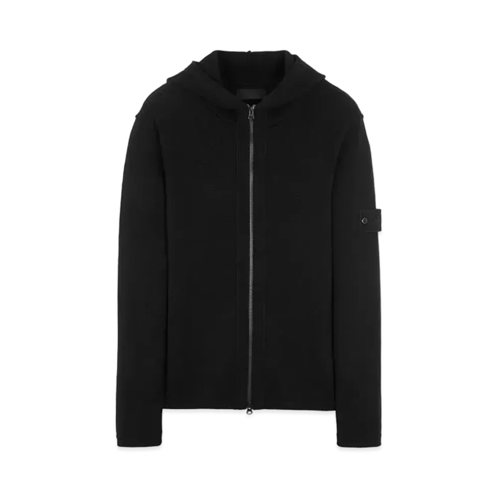 Stone Island 574FA PURE WOOL_GHOST PIECE "Black"