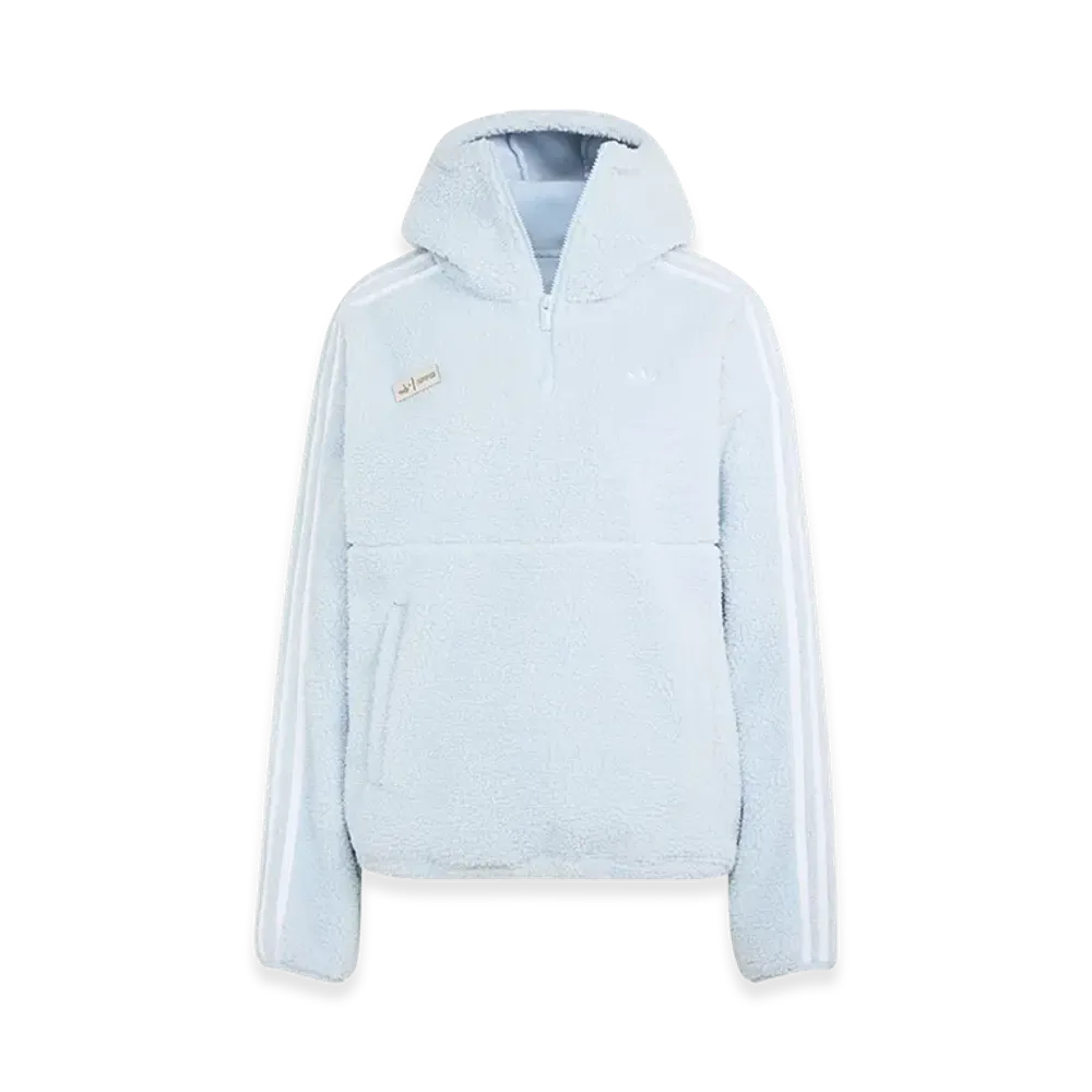 adidas Adiluna Season 2 x BLACKPINK JENNIE Women's Fleece Hoodie Jacket "Light Blue"