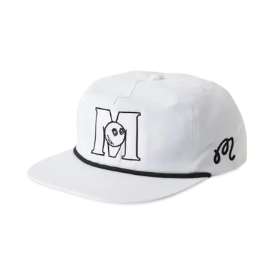 BEAMS x MALBON GOLF Exclusive M Logo Nylon Cap "White"