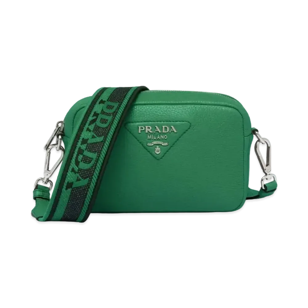 PRADA Small Leather Bag "Green"