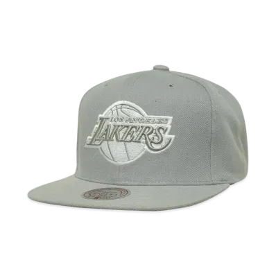 Mitchell&Ness NBA EVERGREEN GREY WHITE SNAPBACK LAKERS "GREY"
