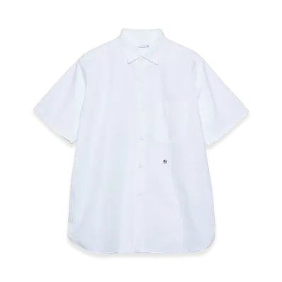 nanamica Regular Collar Wind S/S Shirt "OffWhite"