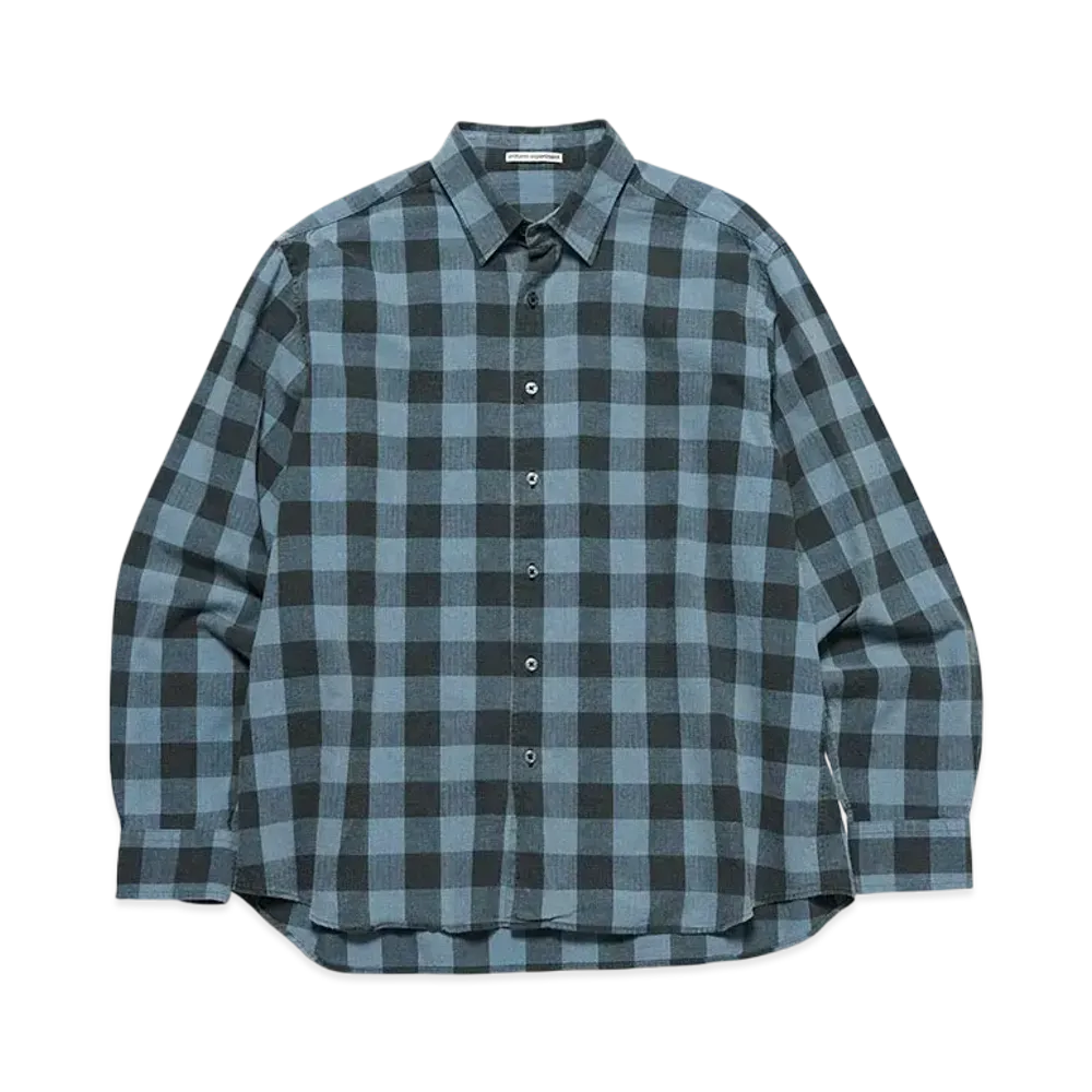 uniform experiment Fade Shirt "Black/Blue Check"