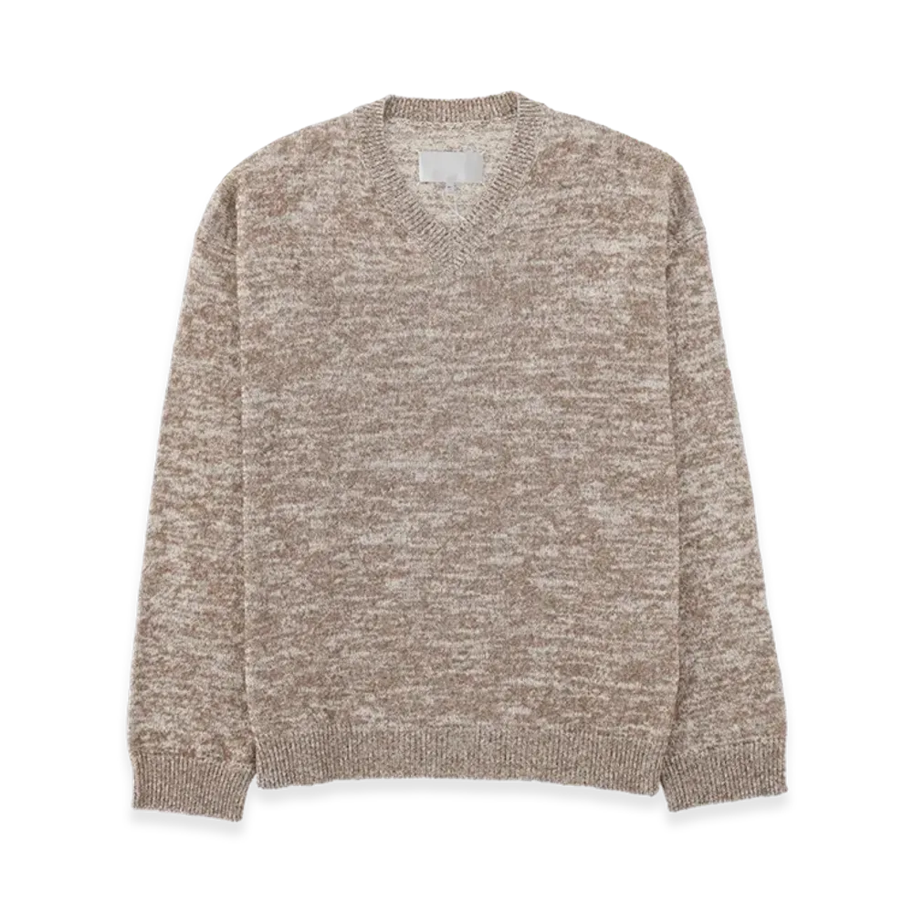 Maison Margiela Maglia Con Scollo A V "Beige"