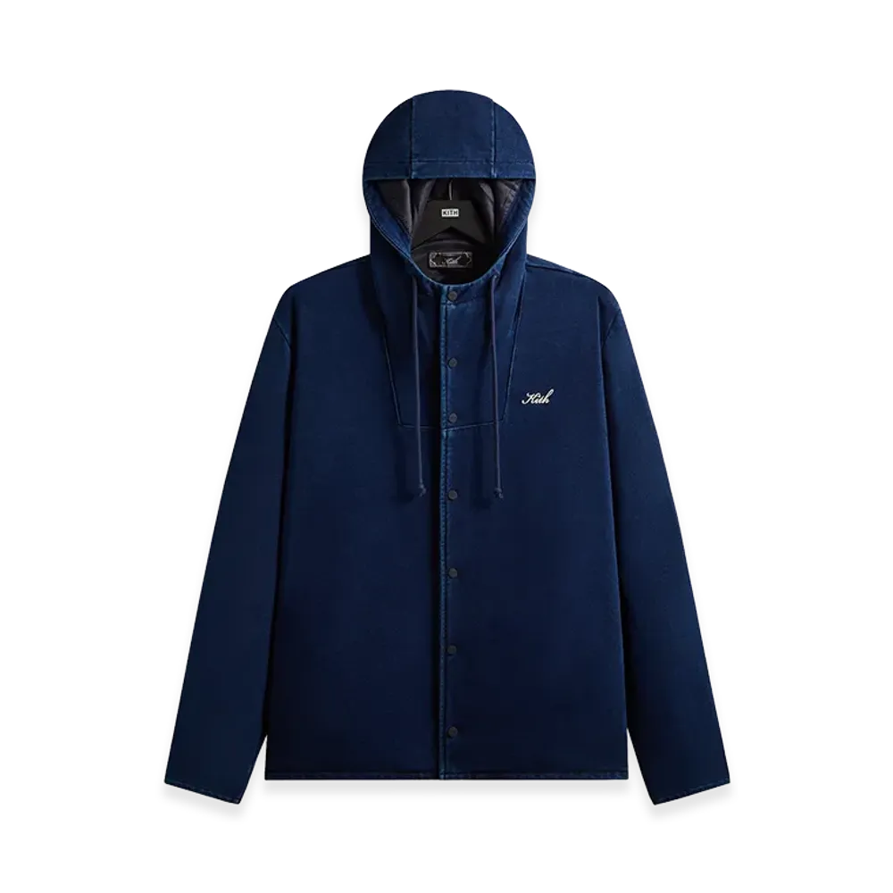 Kith Indigo Loopback Terry Dorian Jacket "Dark Indigo"