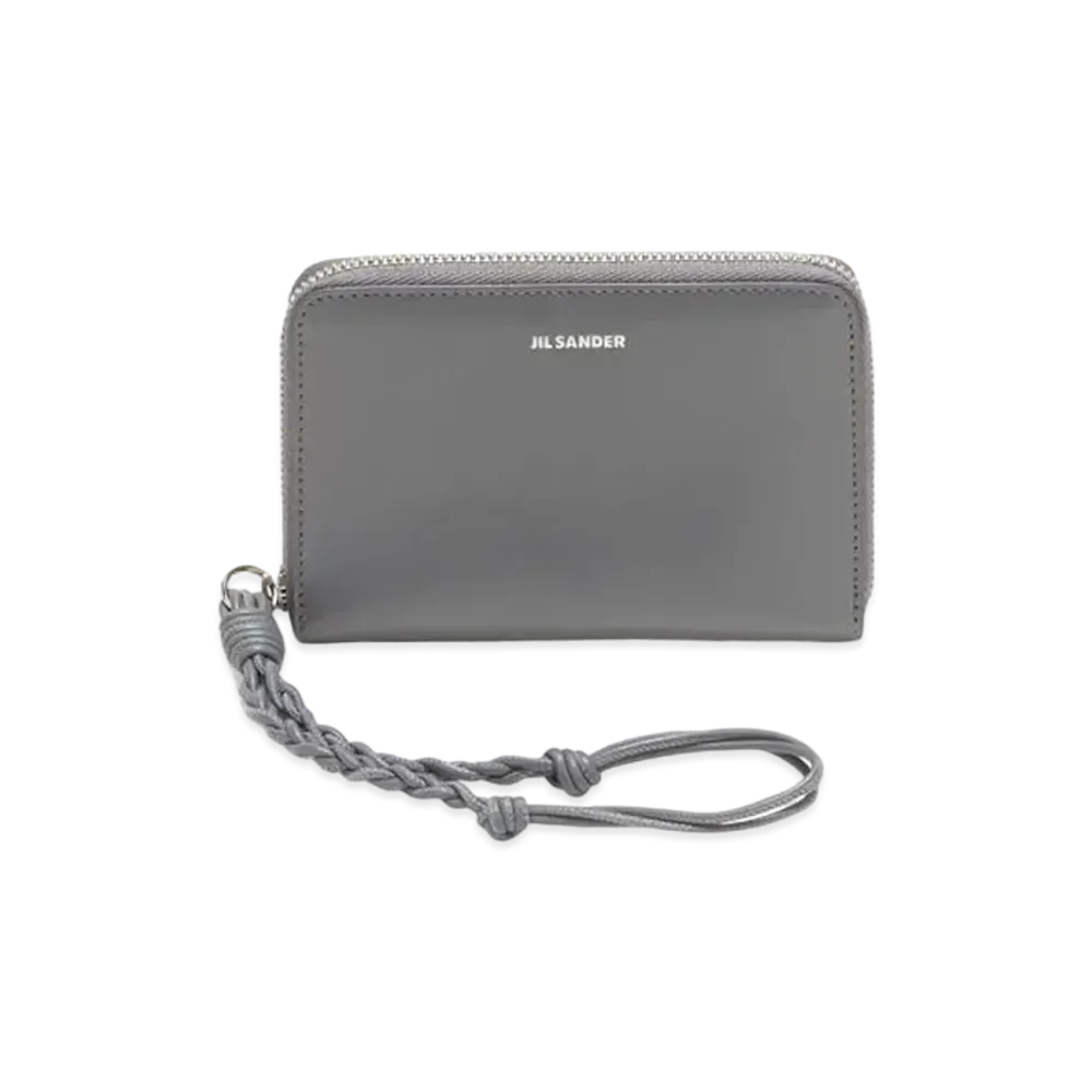 Jil Sander Pocket Zip-Around Wallet "Gray"