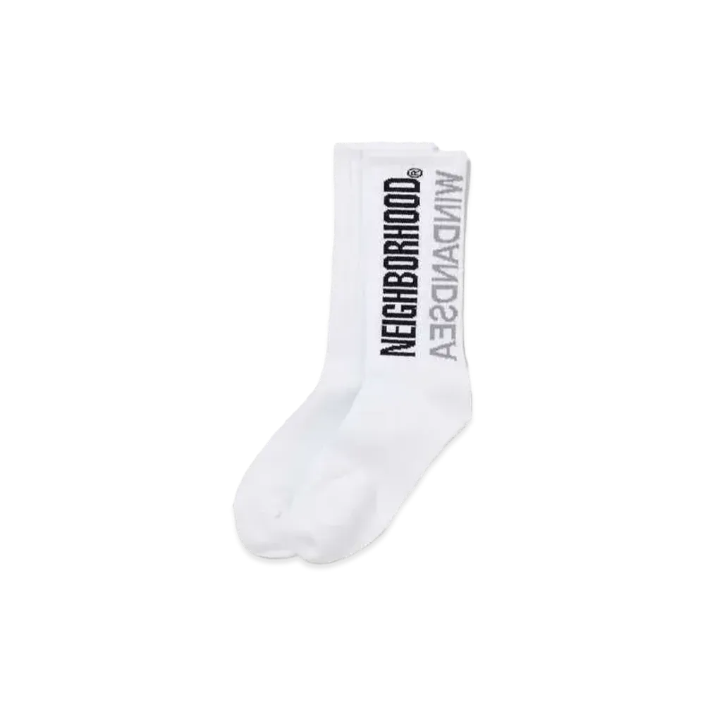 NEIGHBORHOOD WIND AND SEA NHWDS / CA-SOCKS "White"