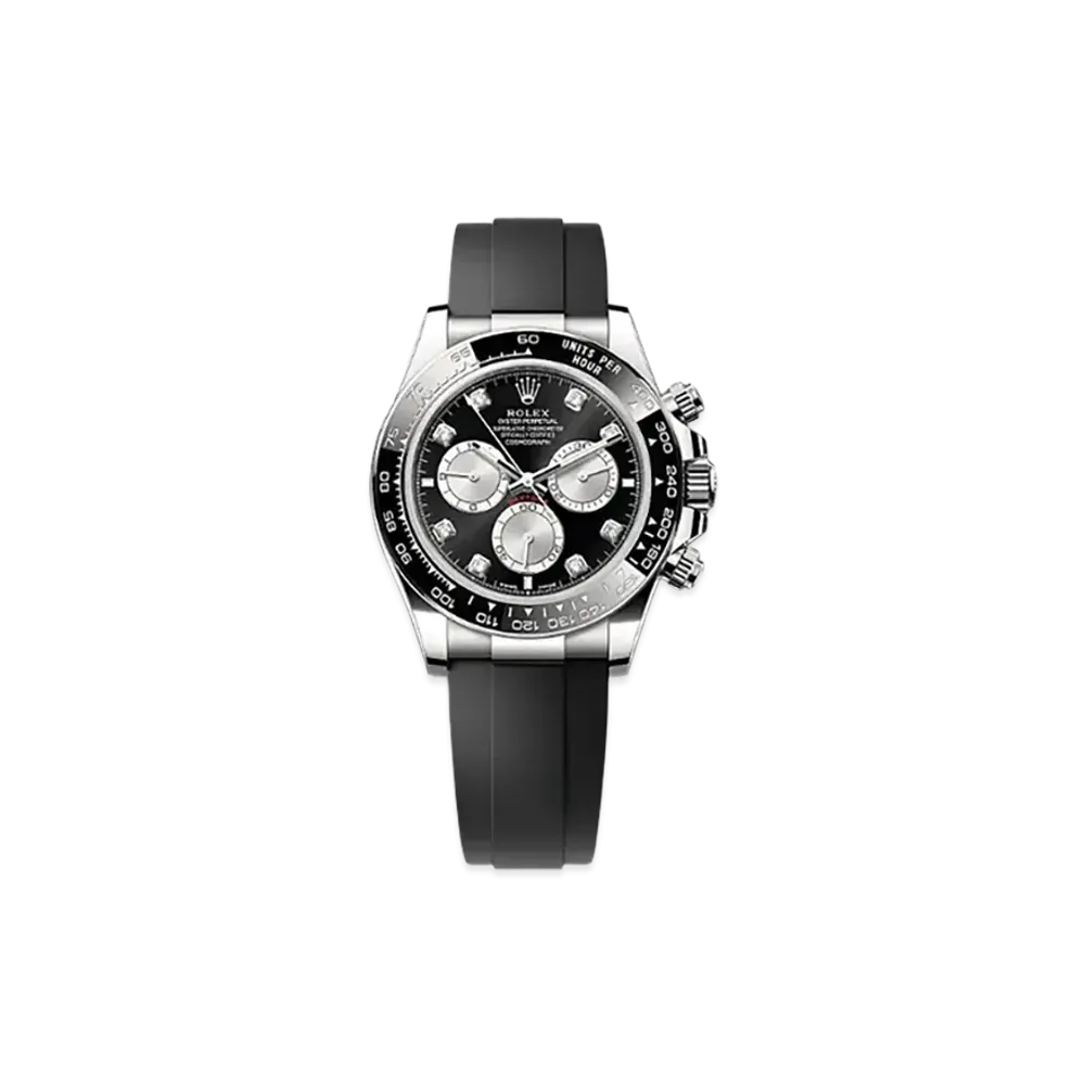 ROLEX Cosmograph Daytona 40mm White Gold 126519LN "Bright Black/Steel"