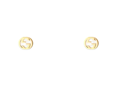 GUCCI Interlocking G Gold Earrings "Gold"