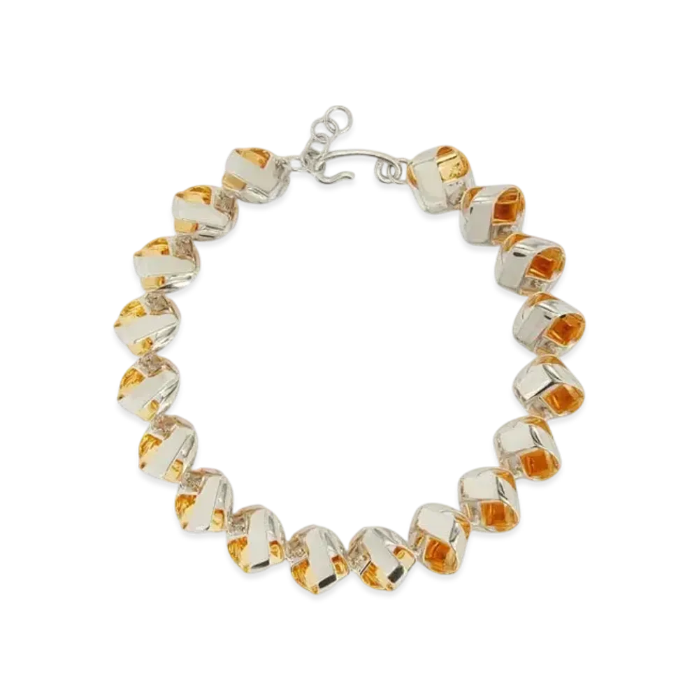 Jil Sander Necklace "Yellow/Silver"