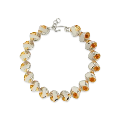 Jil Sander Necklace "Yellow/Silver"