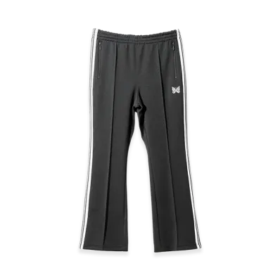 NEEDLES Bootcut Track Pant Poly Smooth "Charcoal"