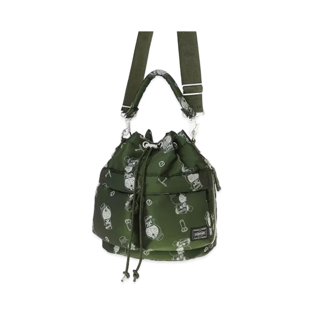 PORTER x Doraemon Tool Bag "Olive"