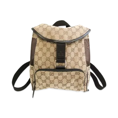 GUCCI Mini Backpack GG Canvas "Beige"