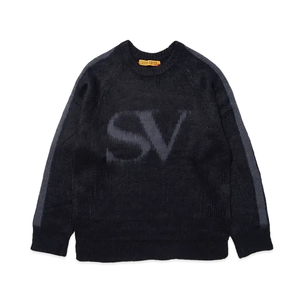 STUDIO SEVEN Sideline Mock Neck Knit "DARK BLUE"