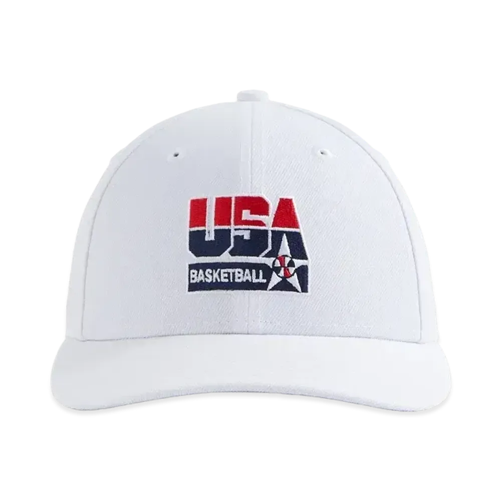 Kith x NEW ERA For USA Basketball 59FIFTY Low Profile Fitted Cap "White"