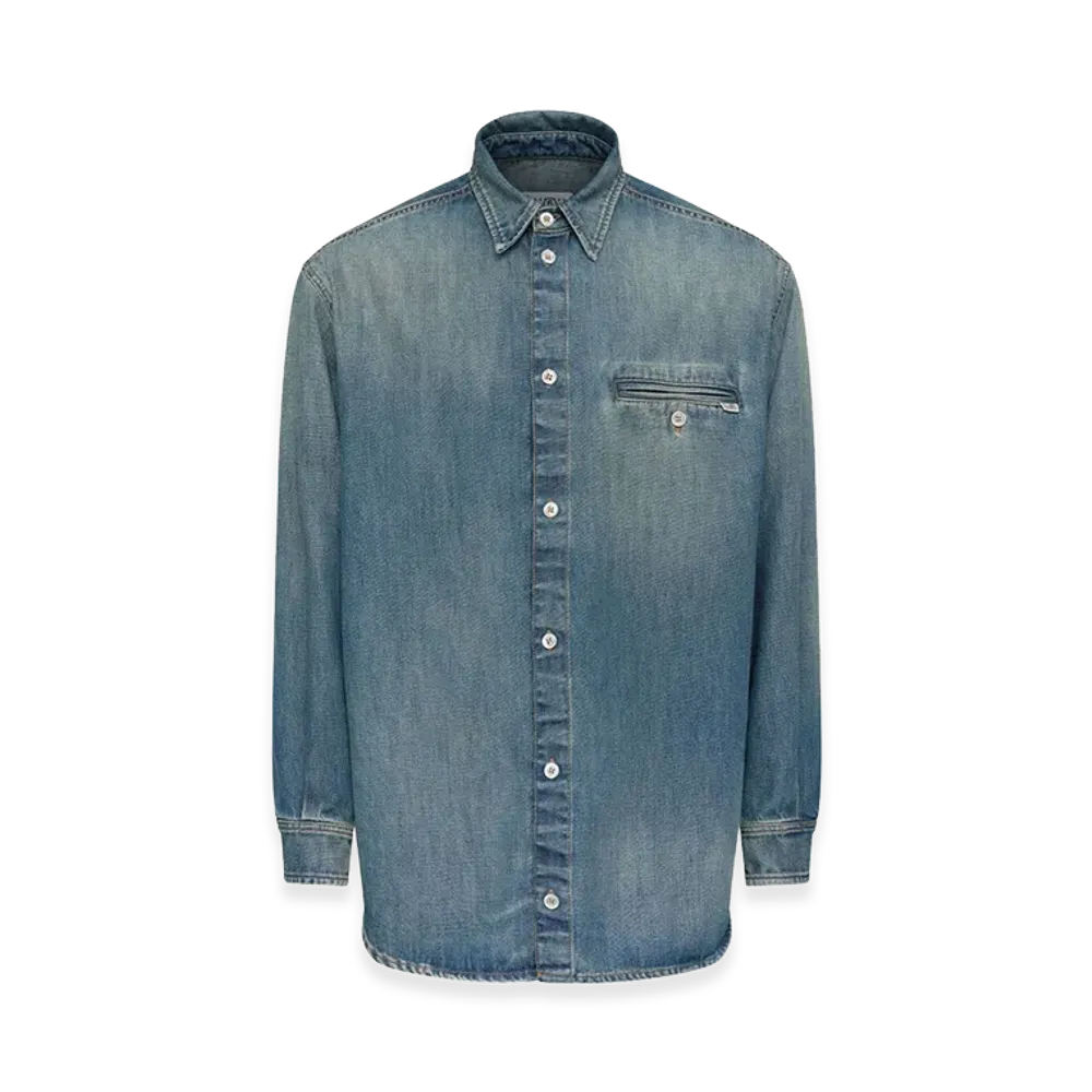MM6 Maison Margiela L/S Shirt "Blue/Green"