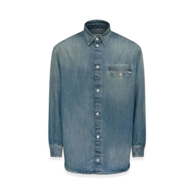 MM6 Maison Margiela L/S Shirt "Blue/Green"