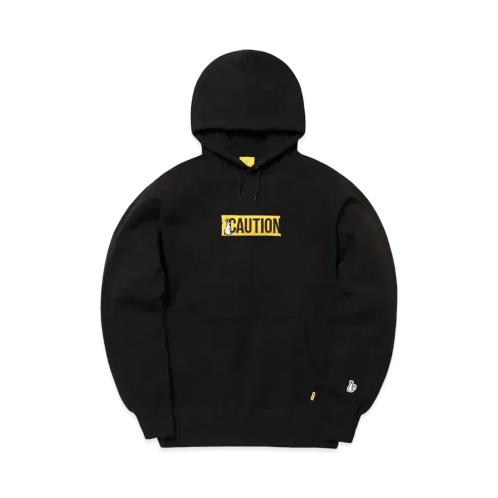 FR2 Caution Logo Embroidery Hoodie "Black"