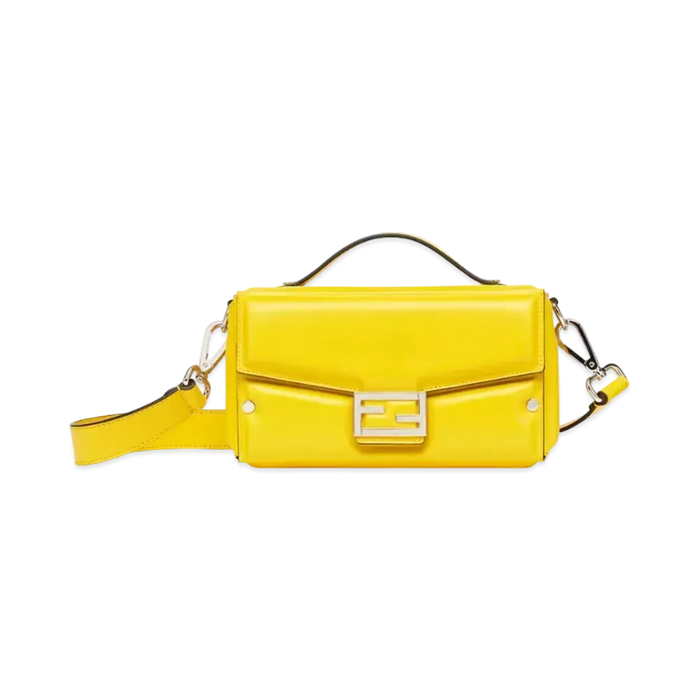 FENDI Soft Trunk Baguette "Yellow"
