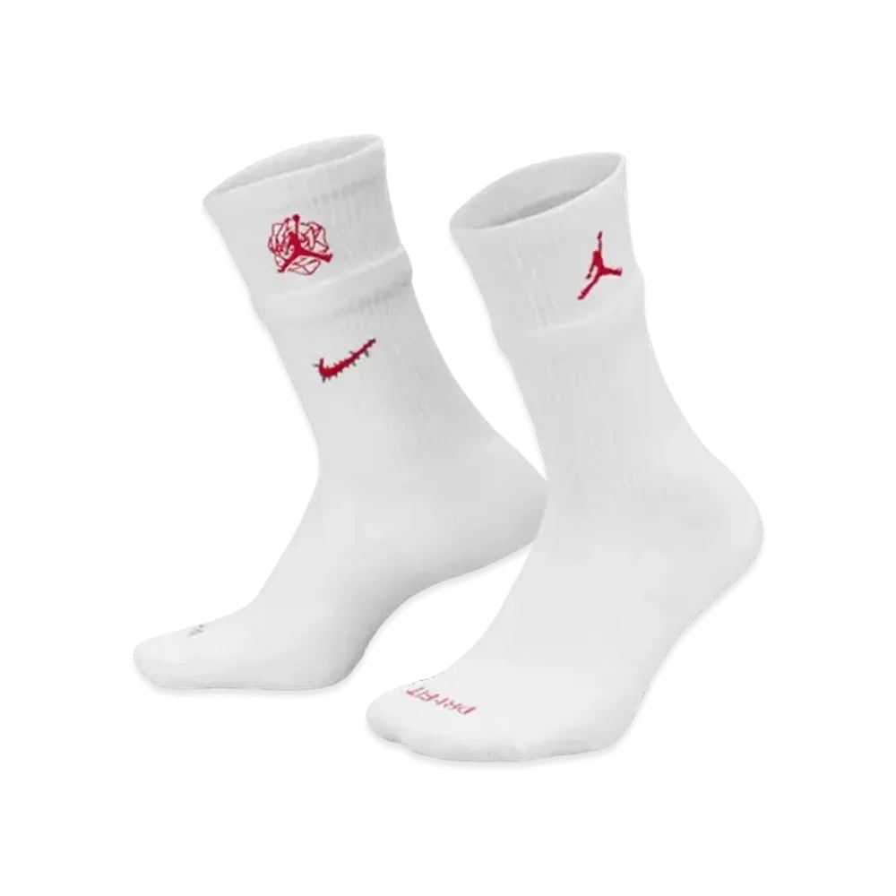Jordan x Teyana Taylor Cushioned Crew Socks "White"