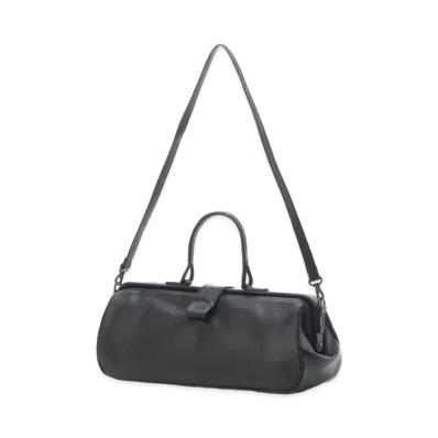Yohji Yamamoto MAT CALF DULLES HAND BAG "Black"