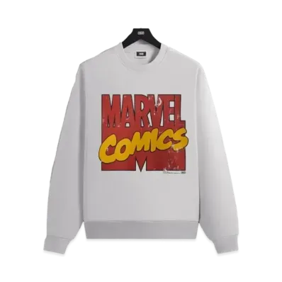 KITH x MARVEL Comics Vintage Nelson Crewneck "White"