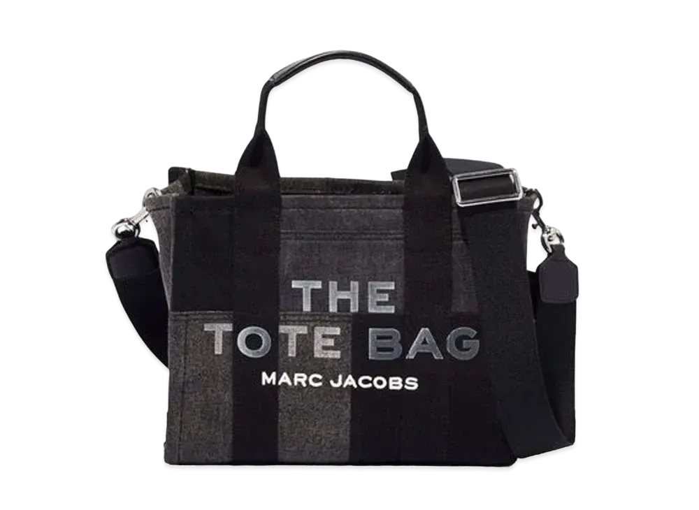 Marc Jacobs The Denim Mini Tote Bag "Black Denim"