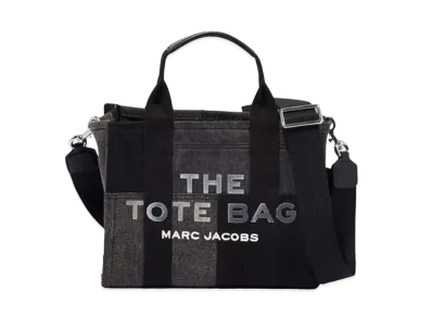 Marc Jacobs The Denim Mini Tote Bag "Black Denim"