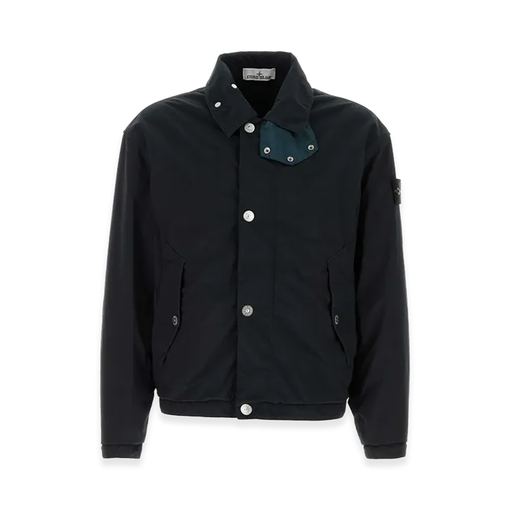 Stone Island Midnight Blue Stretch Polyester Jacket "Blue"