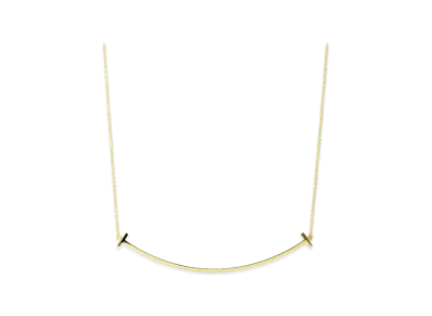 Tiffany & Co. T Smile Pendant Large "Yellow Gold"