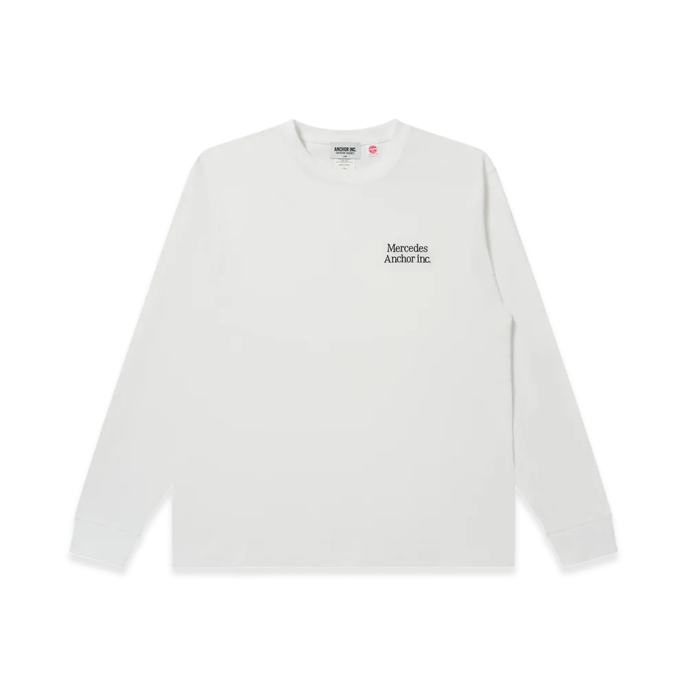 Mercedes Anchor inc. CRC Logo L/S Tee "White"