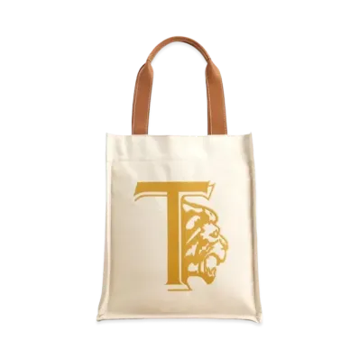 TOD'S Canvas Shopping Totot Medium "Brown/Beige"