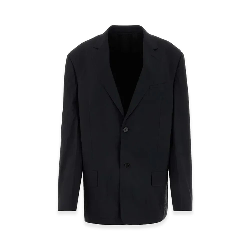 BALENCIAGA Nylon Oversize Blazer "Black"