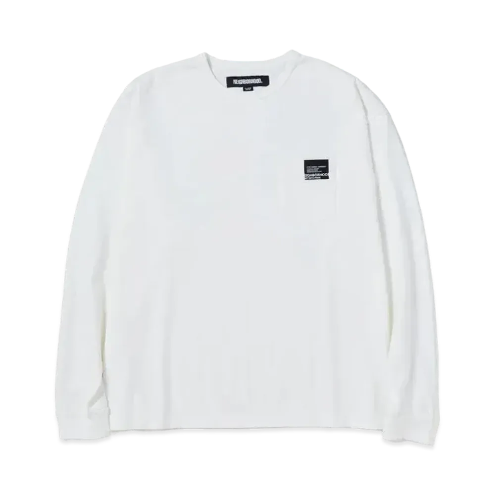 NEIGHBORHOOD Classic-P Crewneck LS "White"